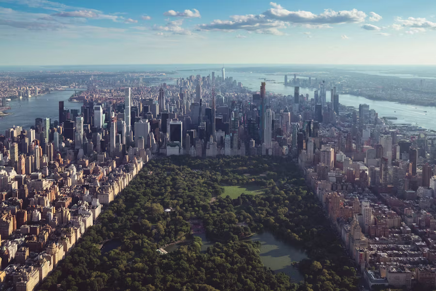 New York City and park